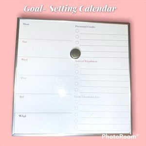 Goal Setter - Calendar whiteboard